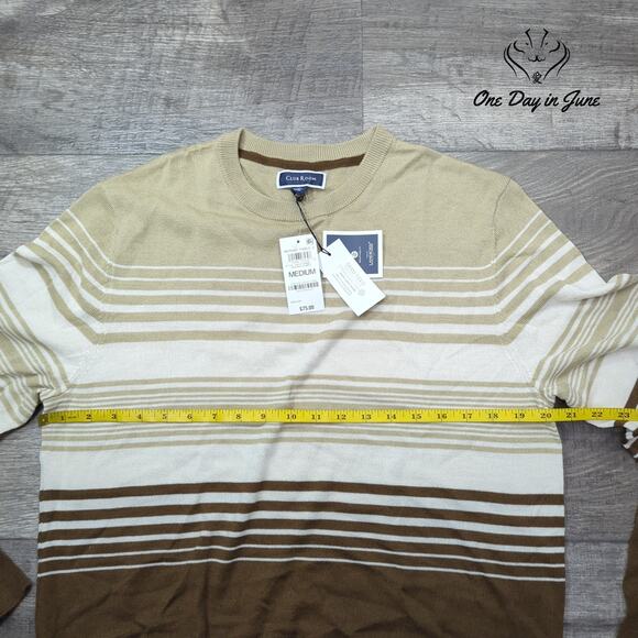 Club Room Merino Wool Blend Long Sleeve Sweater Size M - Picture 3 of 5